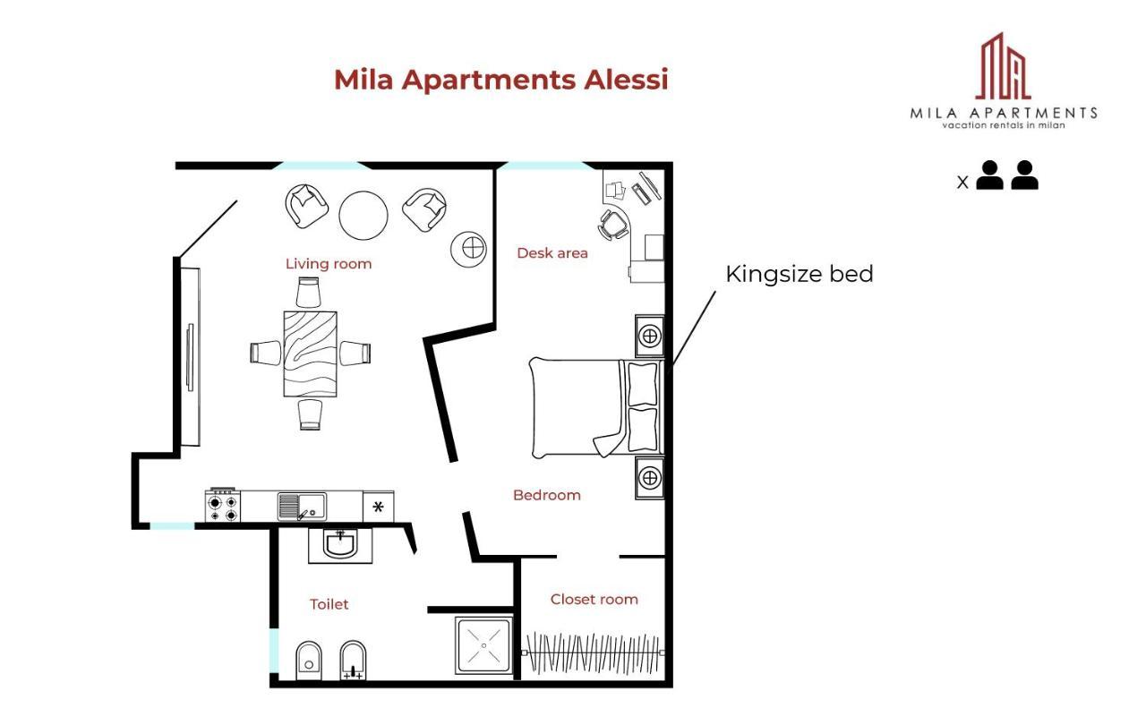 Mila Apartments Alessi Mailand Exterior foto